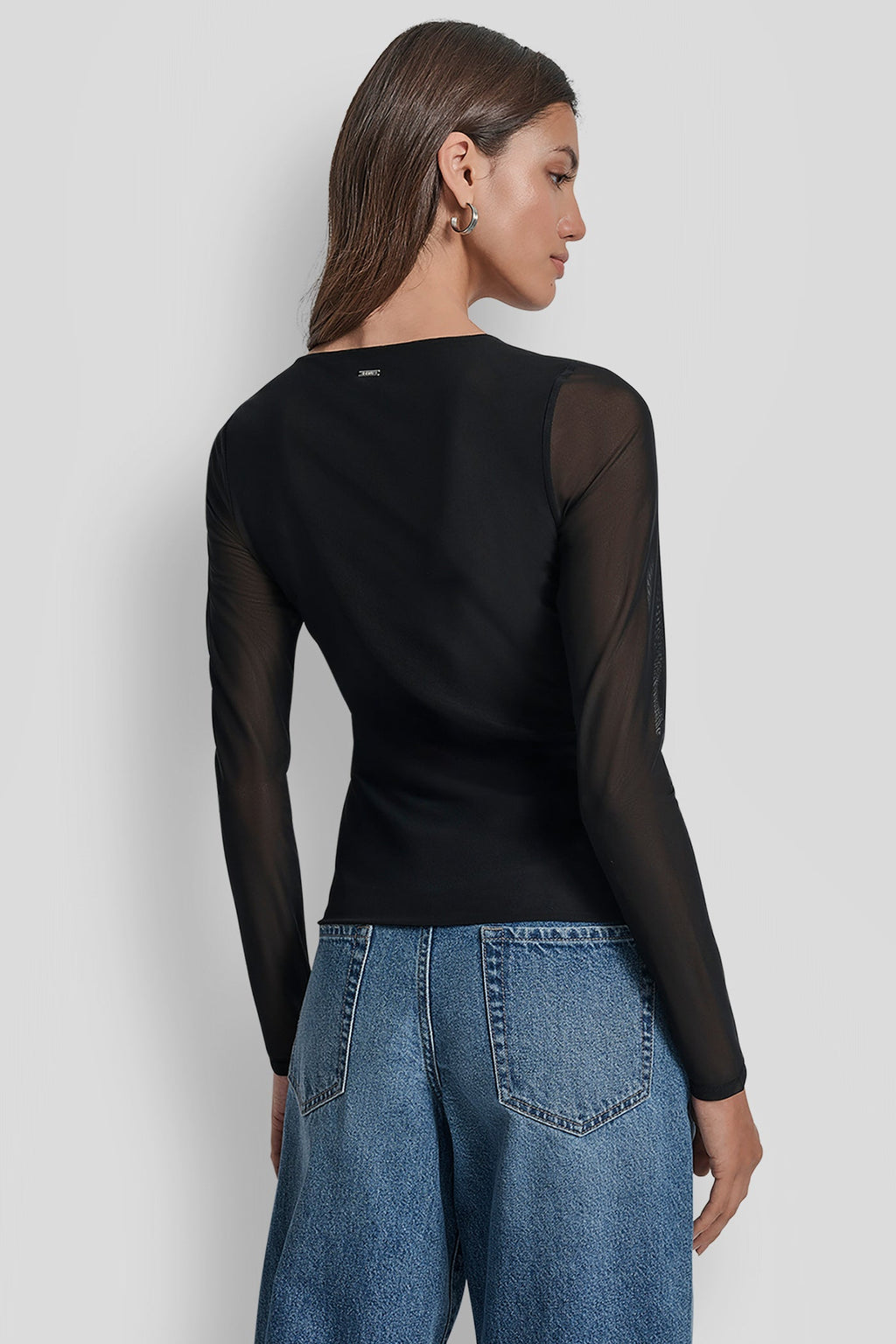 STUDDED MESH TOP